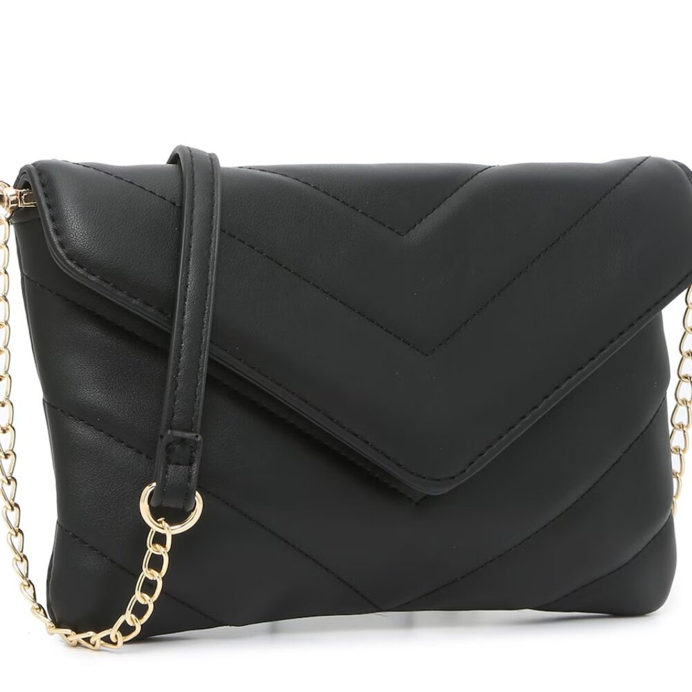 *Kelly & Katie Black 2-Way Day To Night Clutch
